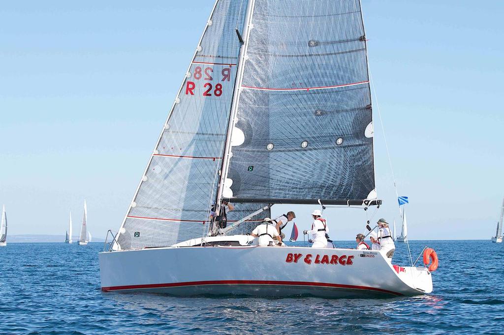 Denys Pearce's BW36 By & Large sailed well to finish second on a countback. © Bernie Kaaks